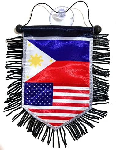 דגלי הפיליפינים פיליפינים פיני פיליפינאס מדבקות למכוניות מכוניות מקלות ביתיים לזכוכית