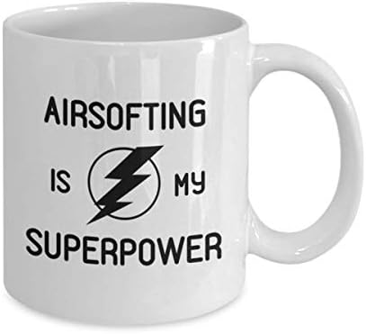 Airsofting הוא ספל הקפה העל -סופר שלי אוויר ספורט עמיתים לעבודה מתנה כוס נסיעות מתח תחביב