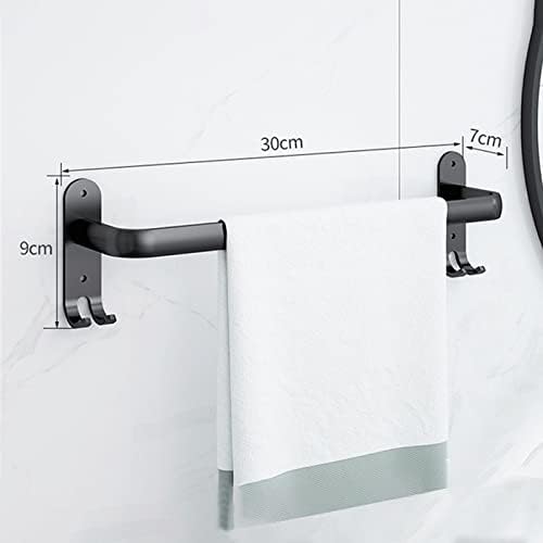 N/A מגבת אמבטיה עמדת 3 שכבות אגרוף מחזיק מגבות חינם מדף מקלחת מדף אמבטיה מדף אמבטיה מארגן בית אביזרים