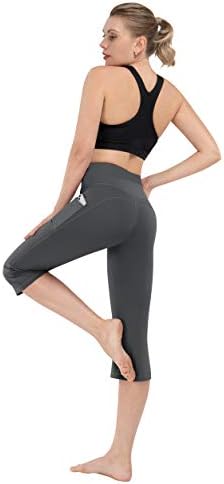 מכנסי יוגה של לייפלסקי מגפיים לנשים עם כיסים, מכנסי התלקחות מזדמנים מותניים גבוהים, חותלות מגף אימון