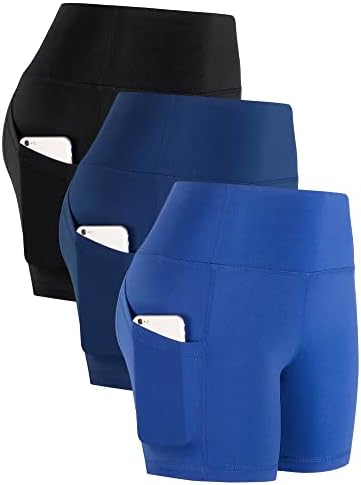 חותלות מותניים גבוהות של Kenlcad לנשים 4 5 8 מכנסי דחיסה המריצים מכנסי אימון יוגה