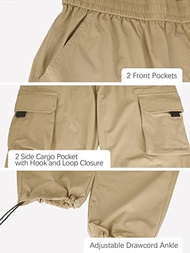 מכנסי מטען לנשים מטיילים לנשים מכנסי טרנינג קלים משקל קלים אימון יבש ג'וג'ר מזדמן