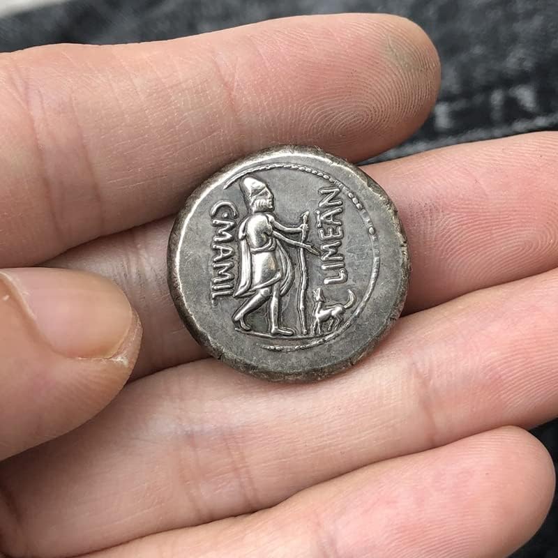 מטבעות רומאים פליז מכסף מלאכות עתיקות מצופות מטבעות זיכרון זרות בגודל לא סדיר סוג 30