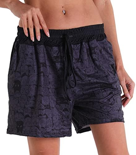 תמונת X-image לנשים נוחות נוחות קיץ מכנסיים קצרים מקצרים מכנסיים קצרים של פיג'מה יוגה מכנסיים קצרים