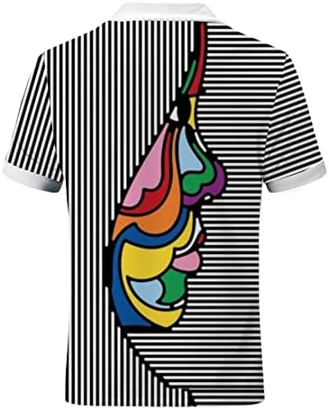 UBST 2022 חולצות פולו חדשות לגברים, קיץ שרוול קצר רוכסן צווארון צווארון קז'ואלי מתיחה הנלי רוכסן גולף