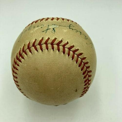 המוקדם ביותר הידוע קייסי סטנגל 1941 בייסבול בייסבול ליגה לאומית חתימה יחידה JSA COA - כדורי חתימה