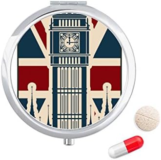 לונדון ביג בן איחוד ג ' ק בריטניה בריטניה גלולת מקרה כיס רפואת אחסון תיבת מיכל מתקן