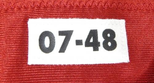 2007 סן פרנסיסקו 49ers Kwame Harris 77 משחק הונפק אדום ג'רזי 48 17 - משחק NFL לא חתום בשימוש בגופיות