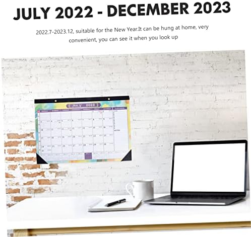 TOFFICU 5 יחידות 2023 לוח השנה הקיר לוח השנה של שולחן הפוסטר לוח השנה הגדול של משרדים לוח שנה גדול לוח