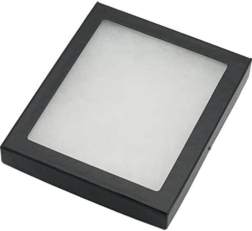 מציאת חבילה של 3 מקרים לתצוגה של ריקר זכוכית שחורה - 1 כל אחד של 14.5 x8, 12x8, 6x5