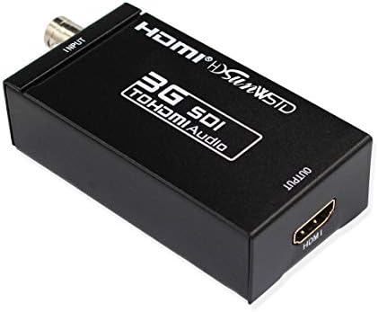 SDI ל- HDMI מתאם וידאו ממיר MINI 3G HD 720P/1080P SDI HDMI מתאם לאותות HD-SDI ו- 3G-SDI