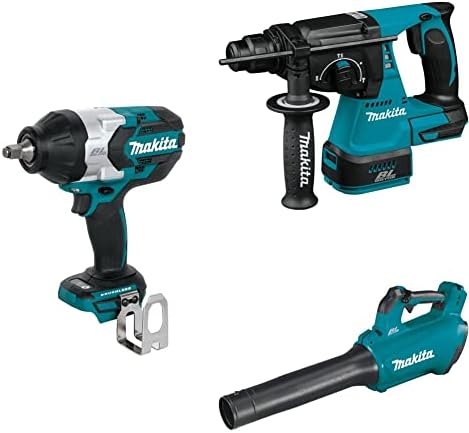 Makita 18V lxt li-ion ללא מברשות ללא מונע גבוה 1/2 אינץ 'מפתח פגיעה בכונן, 18V lxt li-ion ללא מברשת