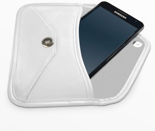 מארז גוויות Box עבור LG Aristo 3 - כיס שליח עור עלית, עיצוב עטיפת עור סינטטי עור עיצוב לאריסטו 3 - שנהב