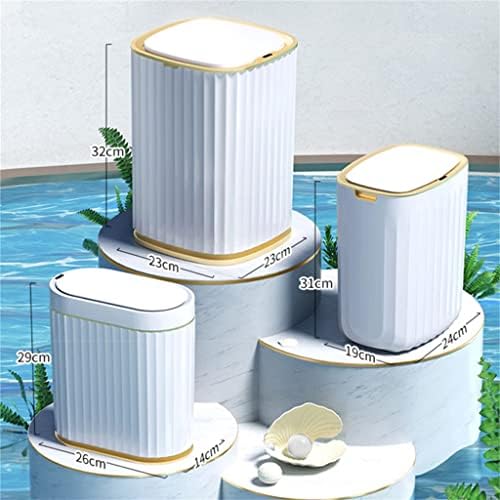 N/A חיישן אוטומטי פח אשפה אינטליגנטי יכול לחיישן חכם פס פסולת חשמלי פח בית זבל לחדר אמבטיה למטבח