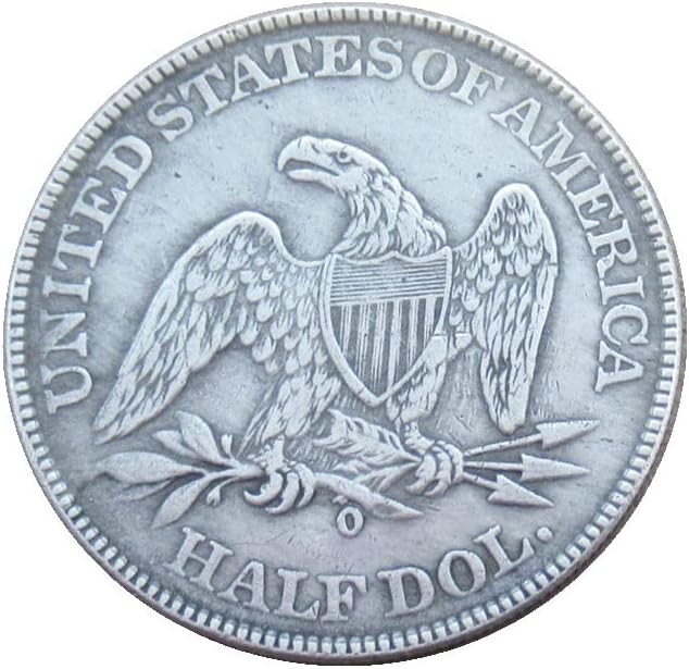 דגל חצי דולר חצי דולר 1851 מטבע זיכרון מצופה מכסף מטבע זיכרון