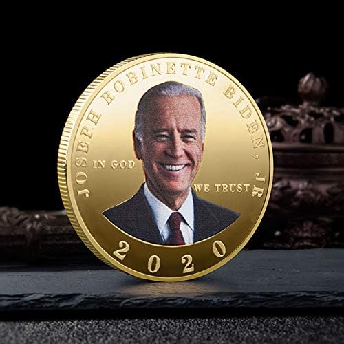St.Mary Joe Biden 2020 ארהב אתגר בחירות נשיאות מדליית מטבע ומטבע זיכרון של הדגל האמריקני, F, 2 יחידים
