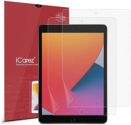 מגן מסך ICAREZ Matte עבור 10.2 iPad 9/8 / 7, 2 חבילה אנטי-מבט