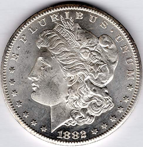 1882 CC Morgan דולר 1 $ ms-64+