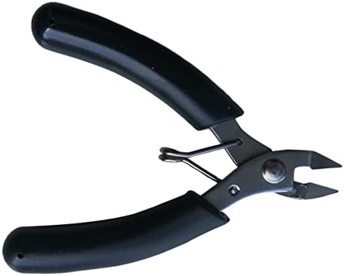 2 יחידות מחבט ידית אלונקה קוצץ חוט שחור טניס מצופה לחתוך מיקרו חותכי מחבט חותך צד טעון מיני עם חשפנית