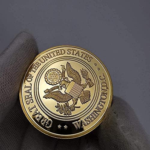 סוכנות המודיעין המרכזית האמריקאית מטבע זהב מטבע סיטונאי מטבעות מצופים זהב טהור מטבע אתגר CIA 403 ממ
