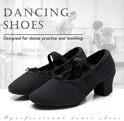 נעלי ריקוד לטיניות של Tinrymx נשים סגורות אולם נשפים סלסה טנגו טנגו הוראה נעלי ריקודים, דוגמנית MFBJ