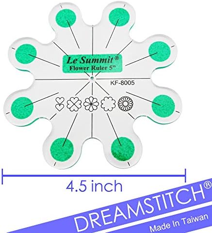 DREAMTICTICTITCH 3 ממ ללא החלקה אקרילית טלאים טלאים שליט תבנית תבנית למכונת תפירה של שוק ביתי ולתנועה