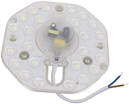 X-DREE AC185-265V 12W LED LED תקרה מתומנת תקרת עדשה אופטית מודול אור 24-LED 6500K (AC185-265 ν 12W LED