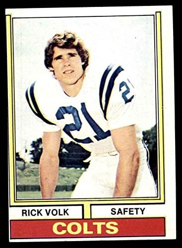 1974 Topps 360 Rick Volk Baltimore Colts VG Colts Michigan