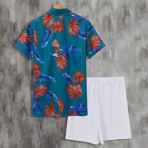 גברים חליפת גברים קיץ אופנה פנאי הוואי חוף ים חג חוף דיגיטלי 3 ד הדפסה קצר שרוולים חולצה מכנסיים קצרים