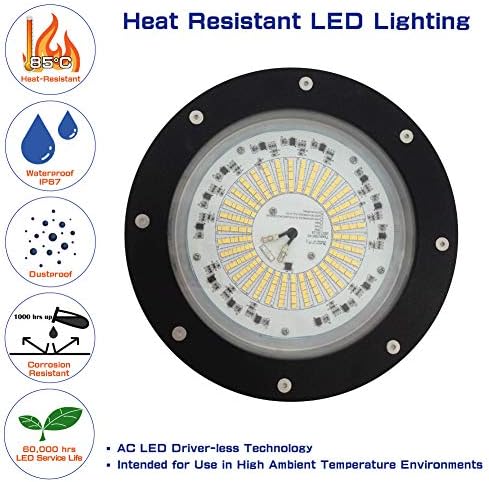 אור LED עמיד בחום של 65 וולט, 85 מעלות צלזיוס עמיד בחום, אור LED טמפרטורה גבוהה עם IP 67 אטום למים,