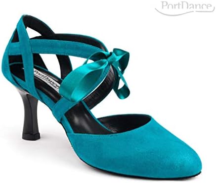נעלי ריקוד של Portdance Pd125 Premium - בנזין נובוק - 2,5 התלקחות - תוצרת פורטוגל