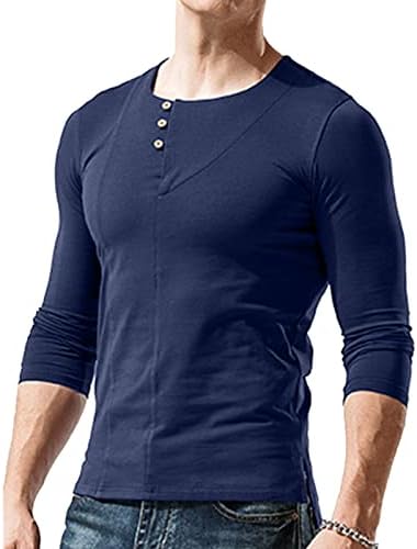 XZHDD סוודר צוואר מדומה לגברים, 2021 כותנה אלסטית כותנה דק-כיתוב צבע מוצק V דחיסת צוואר צוואר צמרות