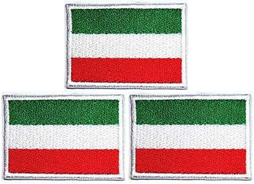 קליינפלוס 3 יחידות. 1.2 על 1.7 אינץ'. איטליה דגל תיקון טקטי צבאי דגל אפליקציות תיקוני עולם המדינה דגל