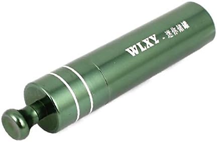 רכיבי גליל אלומיניום X-DREE רכיבי אחסון ברגי מארז עגילי עגילים מיכל תיבת מחזיק ירוק (cilindro de aluminio