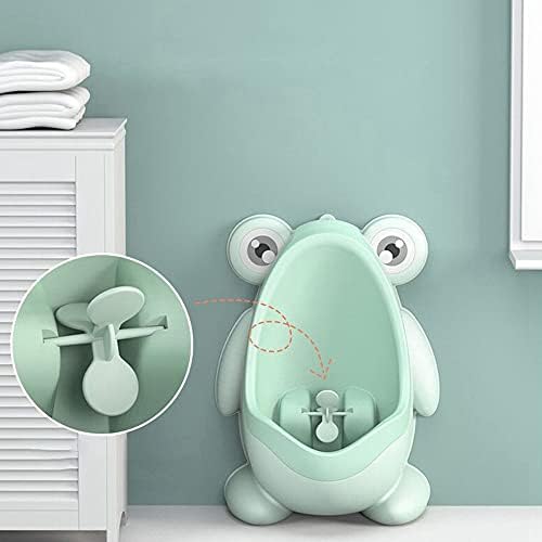 הסרת תינוק המשתנה תינוק פעוט קריקטורה צפרדע קיר רכוב וו בסיר אסלת אימון סטנד אנכי בני פיפי אסלה-כחול
