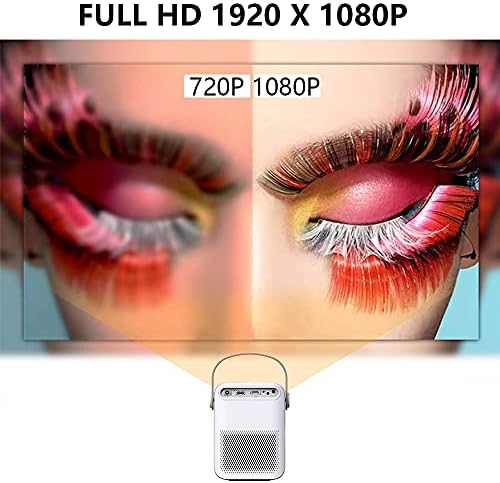 מקרן UXZDX Cujux 1080p Full HD Mini מקרן לתיאטרון בית ET30 4K Viedo Beamer LED נייד לסמארטפון