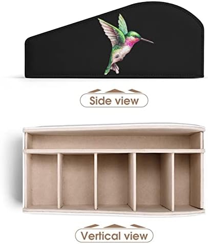 Hummingbird Bird TV מחזיקי שלט רחוק מארגן תיבה עט עפר עיפרון אחסון שולחן אחסון עם 6 תא
