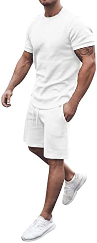 מכנסי חליפה של 38s מכנסיים קצרים חולצות חוף וחולצות קיץ 2 חתיכות של שרוול גברים קצרים של גברים וקטעים
