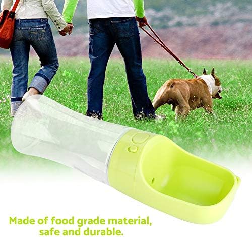 עיצוב ארגונומי כוס מים לכלבים, נוח להחזיק בטוח ועמיד, השקיה ביד אחת עם כפתור אחד, מזין מים לכלבים 500