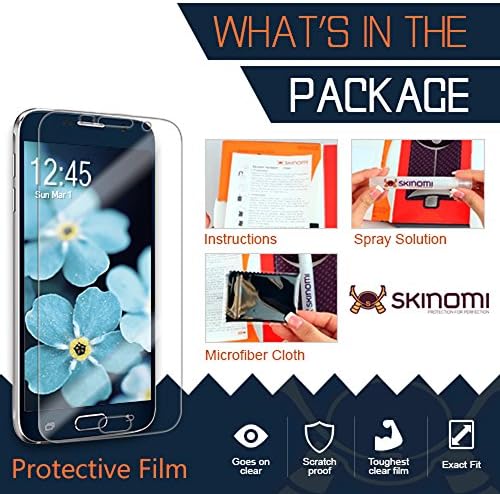 מגן מסך Skinomi התואם ל- OnePlus 10 Pro Techskin Techskin TPU סרט HD אנטי-בועל