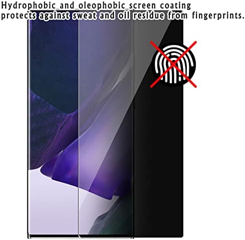 מגן מסך פרטיות של Vaxson, התואם למדבק Samsung Syncmaster TC240 23.6 צג אנטי ריגול מגנים על מגני מגנים