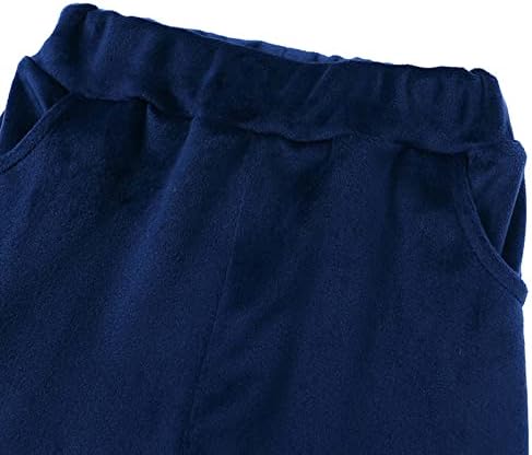 ילדים קטנים בנות בנות בגד סעוד סט סולידי שרוול ארוך סווטשירט מכנסיים 2 יחידות תלבושות נפילות תלבושות