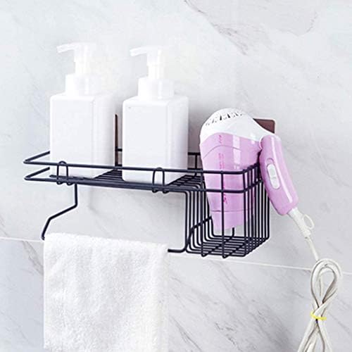 אביזרי אמבטיה של zyhmw מדפי מתכת רצועת מטבח מדפי מקלחת אחסון ללא קידוח מדף אמבטיה רכוב על קיר