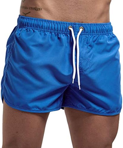 SSDXY גברים מכנסיים קצרים מזדמנים גזעים מהיר יבש גלישה בגלישה מפעילה מכנסי רץ אלסטי ספורט רופף מכנסי
