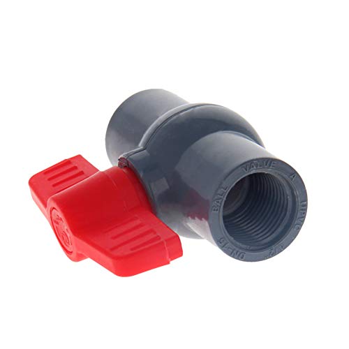1 יחידות 0.79 פלסטיק מוטבעת לכבות כדור שסתום, 1/2 חוט מחבר צימוד צינורות&מגבר;צינור & מגבר; צינור שימוש