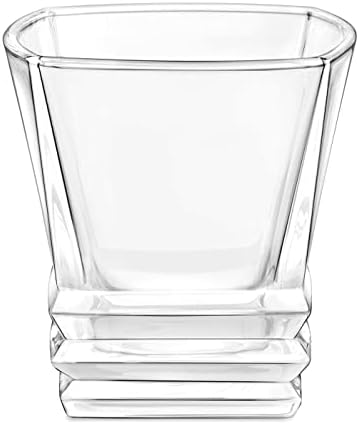 MAVERTON חרוט זכוכית ויסקי לגבר - כוס קוקטייל ליום הולדת - זכוכית אישית - כוס גיאומטרית לאוהב הוויסקי