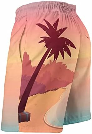 אין מכנסיים קצרים של לוח רשת לקץ אופנת קיץ פנאי חוף הים חופשה חמה אביב 3D 3D דיגיטלי לוח מכנסיים קצרים