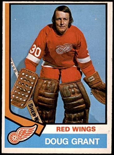 1974 O-PEE-CHEE NHL 347 דאג גרנט דטרויט כנפיים אדומות VG/EX RED כנפיים