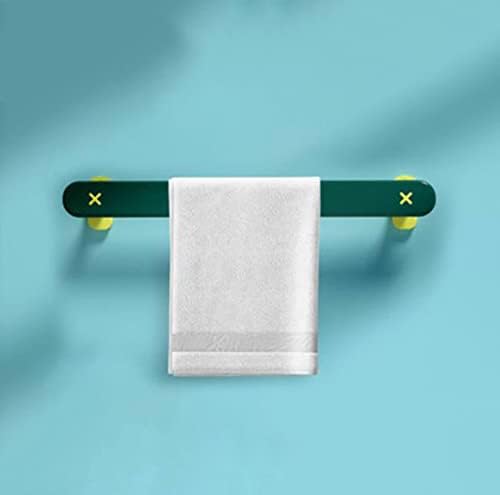 Luofdclddd מתלה מגבות פשוט ויצירתי, מתלה מגבות אמבטיה רכוב על קיר, מסילות מגבות קיר, בר מגבות, אחסון