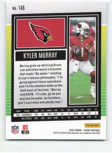ציון 2022 146 Kyler Murray Arizona Cardinals כרטיס מסחר בכדורגל NFL